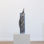 Letha Wilson, Zion Canyon Palms Slice Steel, 2019