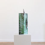 Letha Wilson, Zion Canyon Palms Slice Steel, 2019