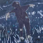 Michael Raedecker, pathway, 2021