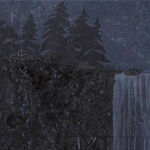 Michael Raedecker, back drop, 2026