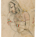 Abdur Rahman Chughtai, Evensong, c.1967