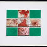 Rasheed Araeen, Purple Diamond, 2022