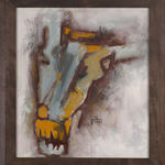 Francis Newton Souza, Standing Nude in City Background, 1959