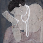 Francis Newton Souza, Untitled (Lovers), 1989