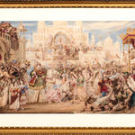 Lancelot Ribeiro, City with White Sky, 1965