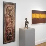 Mohan Samant, Untitled (Composition in Red and Blue), 1964