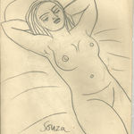 Francis Newton Souza, Untitled (Venus), 1949