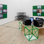 Rasheed Araeen, Green Square, 2015