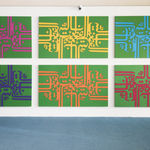 Rasheed Araeen, The Greatness of Allah, 2021