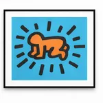 Keith Haring, Radiant Baby, from Icons (Littmann PP. 170 - 171), 1990