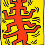 Keith Haring, Radiant Baby, from Icons (Littmann PP. 170 - 171), 1990