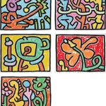 Keith Haring, Icons (Littmann PP. 170-171), 1990