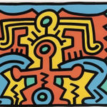 Keith Haring, Radiant Baby, from Icons (Littmann PP. 170 - 171), 1990