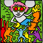 Keith Haring, Andy Mouse 2, 1986