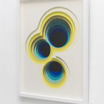 1010 abstract painting yellow and blue