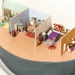 Abigail Goldman's sculpture of four rooms