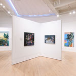 Installation view of Bedford Gallery's exhibition "Observations of a Still Life," featuring Sabrina Bockler's artwork