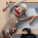 closeup detail of painting