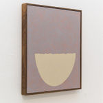 Steuart Pittman minimal painting with bowl shape