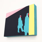 Mario Wagner colorful painting of figures