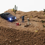 Abigail Goldman's sculpture of desert murder scene
