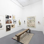 Installation photo of "The Invisible Dog Goes for a Walk" group exhibition