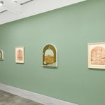 Install image of Petrichor, from left to right ,“Piñon”, “Metamorphic”, “Hyphae”, “Orogeny”.