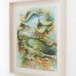 Install image of Gregory Euclide' Bridge.