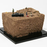 Abigail Goldman's sculpture of desert murder scene