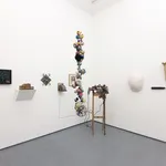 Installation photo of "The Invisible Dog Goes for a Walk" group exhibition