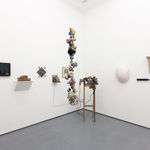 Installation photo of "The Invisible Dog Goes for a Walk" group exhibition