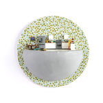 mini scene of a woman killing her husband in a kitchen