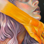 Martine Johanna, The Veil (drawing), 2021