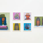 Dennis Brown's install photos of a gallery wall