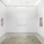 Installation view of Scott Albrecht's exhibition "What Holds Us" at Hashimoto Contemporary, San Francisco. Depicted from left to right: "The Wind In Our Hands," "Exceptance," "The Language of Listening," "Depths of Being," and "The Gravity We Find."