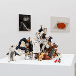 Installation photo of Lobster Dog at Hashimoto Contemporary Los Angeles