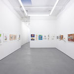 Install photo of On Paper group exhibition