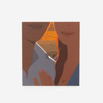 installation view of Adrian Kay Wong's exhibition "Same Time, Same Place," at Hashimoto Contemporary, San Francisco. The painting "Backlit" is at center.