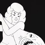 Christopher Martin, Sacred Heart with Cotton Peddles, 2021