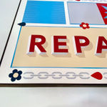 Trevor Wheatley, 'Repair 2' for 'A Sign of The Times' group exhibition (alternate view)