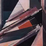 Augustine Kofie abstract painting detail