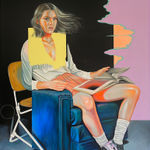 Martine Johanna, The Veil (drawing), 2021