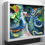 Crystal Wagner colorful abstract biomorphic paper sculpture