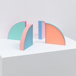 Install image of "Cosmic Bloom" - Rachel Strum's SLICE sculptures.