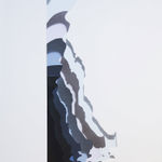 1010 abstract painting gray detail