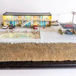 full view of artwork without glass case