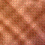 Rebecca Kaufman's painting of a geometric shape in red and white