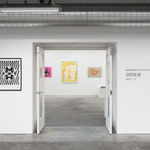 Install image of "Oddkin", from left to right, “TIGHT KNIT COMMUNITY”, “Shifted Gaze”, “I’m A Friend”, “Go Get 'Em Tiger”, “Pair of Razors”