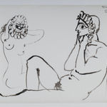 PABLO PICASSO, Pichet aux Arums, (A.R.189), 1953