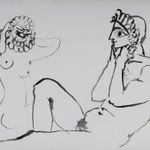 PABLO PICASSO, Pichet aux Arums, (A.R.189), 1953